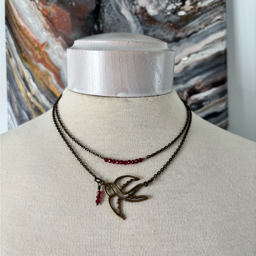 Fly Birdie Necklace
